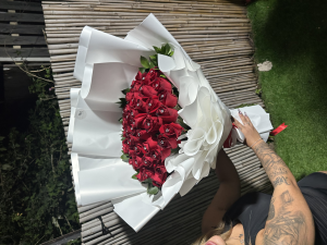 luxury red rose 70 cm